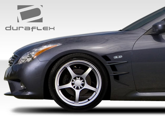 Extreme Dimensions Duraflex W-1 Fender Compatible With 2008-2015 Infiniti G Coupe - 2 Piece - 108241