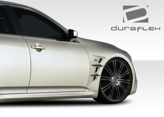Extreme Dimensions Duraflex W-1 Fender Compatible With 2007-2013 Infiniti G Sedan - 2 Piece - 108243