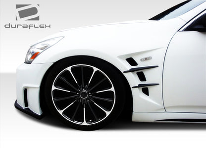 Extreme Dimensions Duraflex W-1 Fender Compatible With 2007-2013 Infiniti G Sedan - 2 Piece - 108243