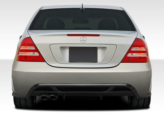 Extreme Dimensions Duraflex V2 Look Rear Bumper Cover Compatible With 2001-2007 Mercedes C Class - 1 Piece - 108245