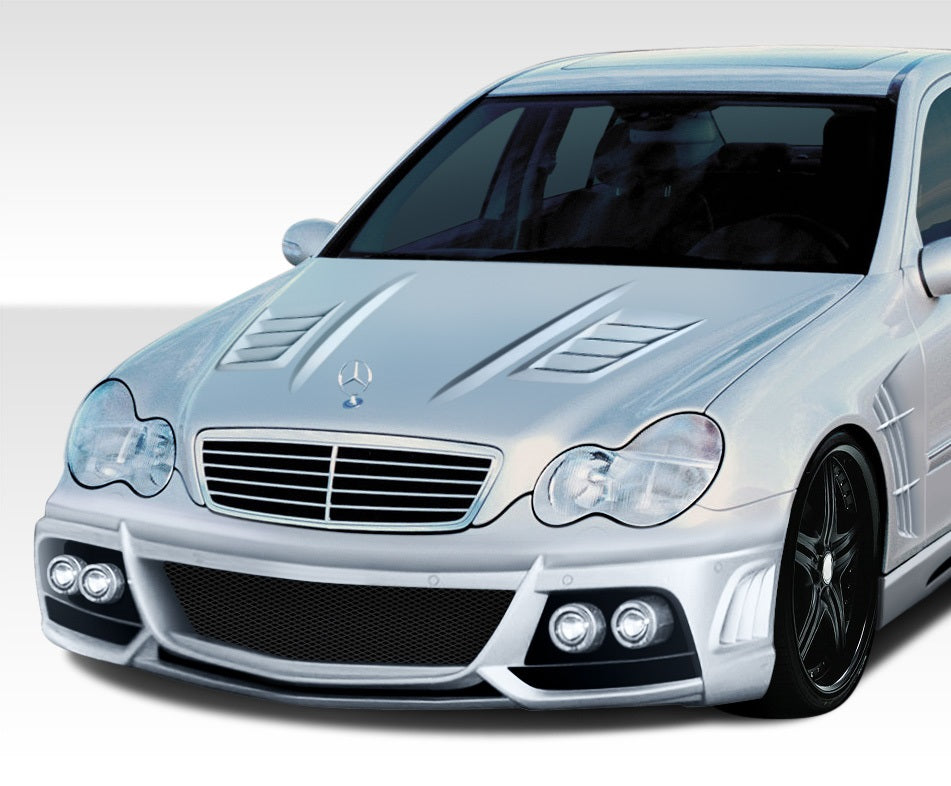 Extreme Dimensions Duraflex W-1 Hood Compatible With 2001-2007 Mercedes C Class - 1 Piece - 108247