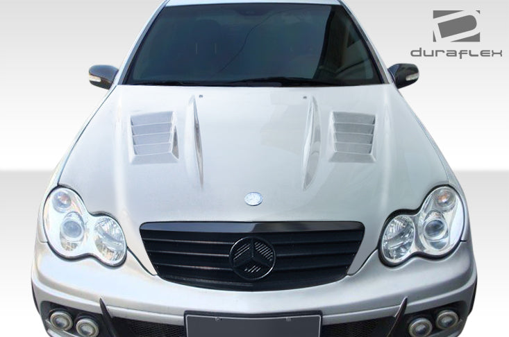 Extreme Dimensions Duraflex W-1 Hood Compatible With 2001-2007 Mercedes C Class - 1 Piece - 108247
