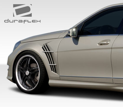 Extreme Dimensions Duraflex W-1 Body Kit Compatible With 2008-2011 Mercedes C Class W204 - 6 Piece - 108299