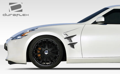 Extreme Dimensions Duraflex W-1 Fenders Compatible With 2009-2020 Nissan 370Z - 2 Piece - 108265