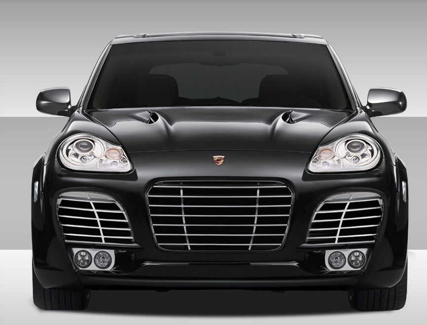 Extreme Dimensions Duraflex Eros Version 1 Wide Body Front Bumper Cover Compatible With 2003-2006 Porsche Cayenne - 1 Piece - 108270