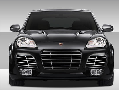 Extreme Dimensions Duraflex Eros Version 1 Wide Body Front Bumper Cover Compatible With 2003-2006 Porsche Cayenne - 1 Piece - 108270