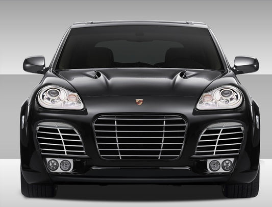 Extreme Dimensions Duraflex Eros Version 1 Wide Body Front Bumper Cover Compatible With 2003-2006 Porsche Cayenne - 1 Piece - 108270