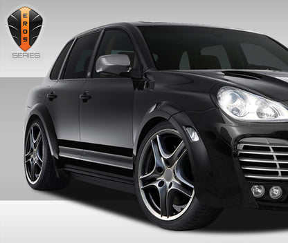Extreme Dimensions Duraflex Eros Version 1 Wide Body Side Skirts Compatible With 2003-2006 Porsche Cayenne - 2 Piece - 108271