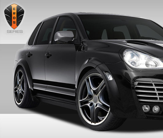 Extreme Dimensions Duraflex Eros Version 1 Wide Body Front FendersFlares Compatible With 2003-2006 Porsche Cayenne - 2 Piece - 108273