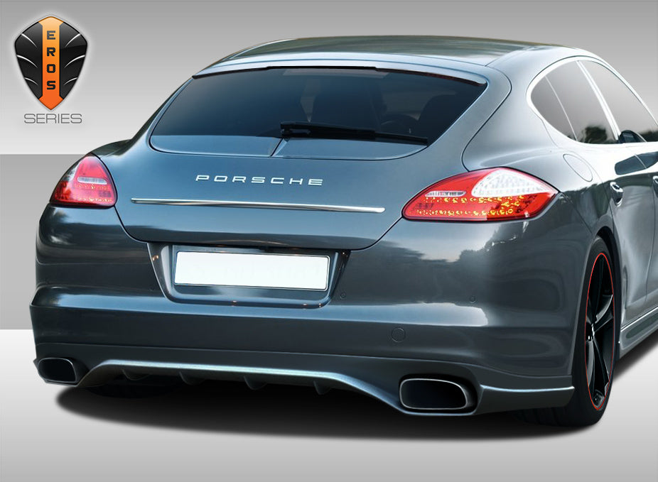 Extreme Dimensions Duraflex Eros Version 2 Rear Lip Add On Spoiler Compatible With 2010-2013 Porsche Panamera - 1 Piece - 119564