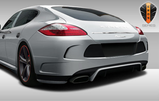 Extreme Dimensions Duraflex Eros Version 4 Rear Bumper Cover Compatible With 2010-2013 Porsche Panamera - 1 Piece - 108287