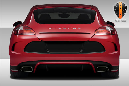 Extreme Dimensions Duraflex Eros Version 4 Rear Bumper Cover Compatible With 2010-2013 Porsche Panamera - 1 Piece - 108287