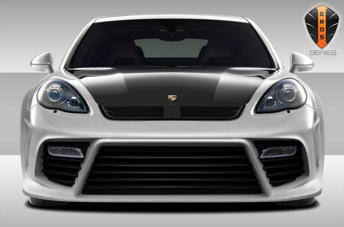 Extreme Dimensions Duraflex Eros Version 4 Wide Body Front Bumper Cover Compatible With 2010-2013 Porsche Panamera - 1 Piece - 108288