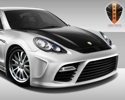 Extreme Dimensions Duraflex Eros Version 4 Wide Body Front Bumper Cover Compatible With 2010-2013 Porsche Panamera - 1 Piece - 108288