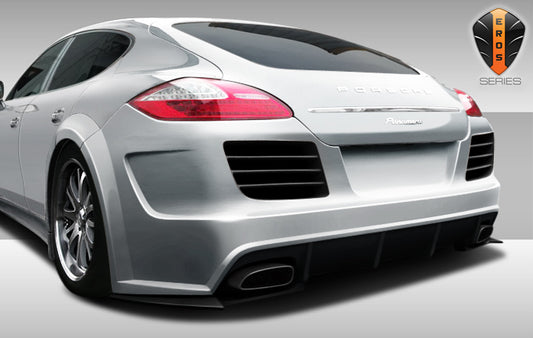 Extreme Dimensions Duraflex Eros Version 4 Wide Body Rear Bumper Cover Compatible With 2010-2013 Porsche Panamera - 1 Piece - 108290