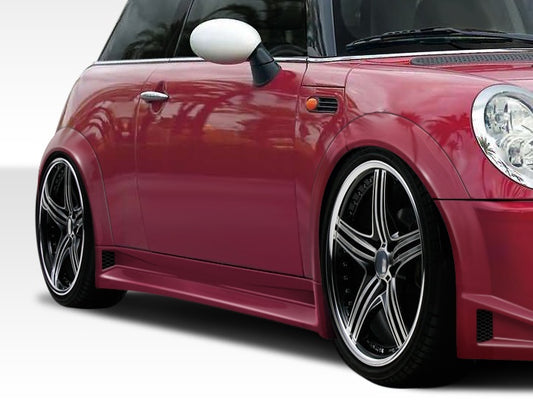 Extreme Dimensions Duraflex Type Z Wide Body Side Skirts Compatible With 2002-2006 MINI Cooper - 2 Piece - 108318