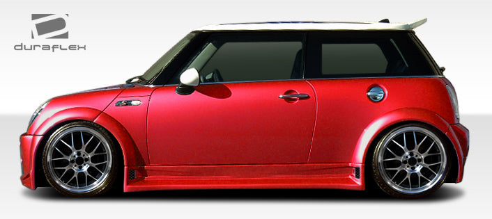 Extreme Dimensions Duraflex Type Z Wide Body Side Skirts Compatible With 2002-2006 MINI Cooper - 2 Piece - 108318