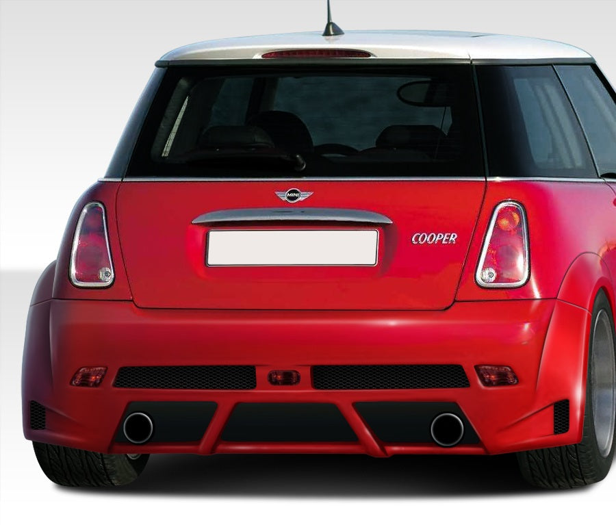Extreme Dimensions Duraflex Type Z Wide Body Rear Bumper Cover Compatible With 2002-2006 MINI Cooper - 1 Piece - 108319