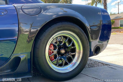 Carbon Creations ZR Edition RearRear Fenderss Compatible With 1997-2004 Chevrolet Corvette Convertible - 2 Piece - 108375