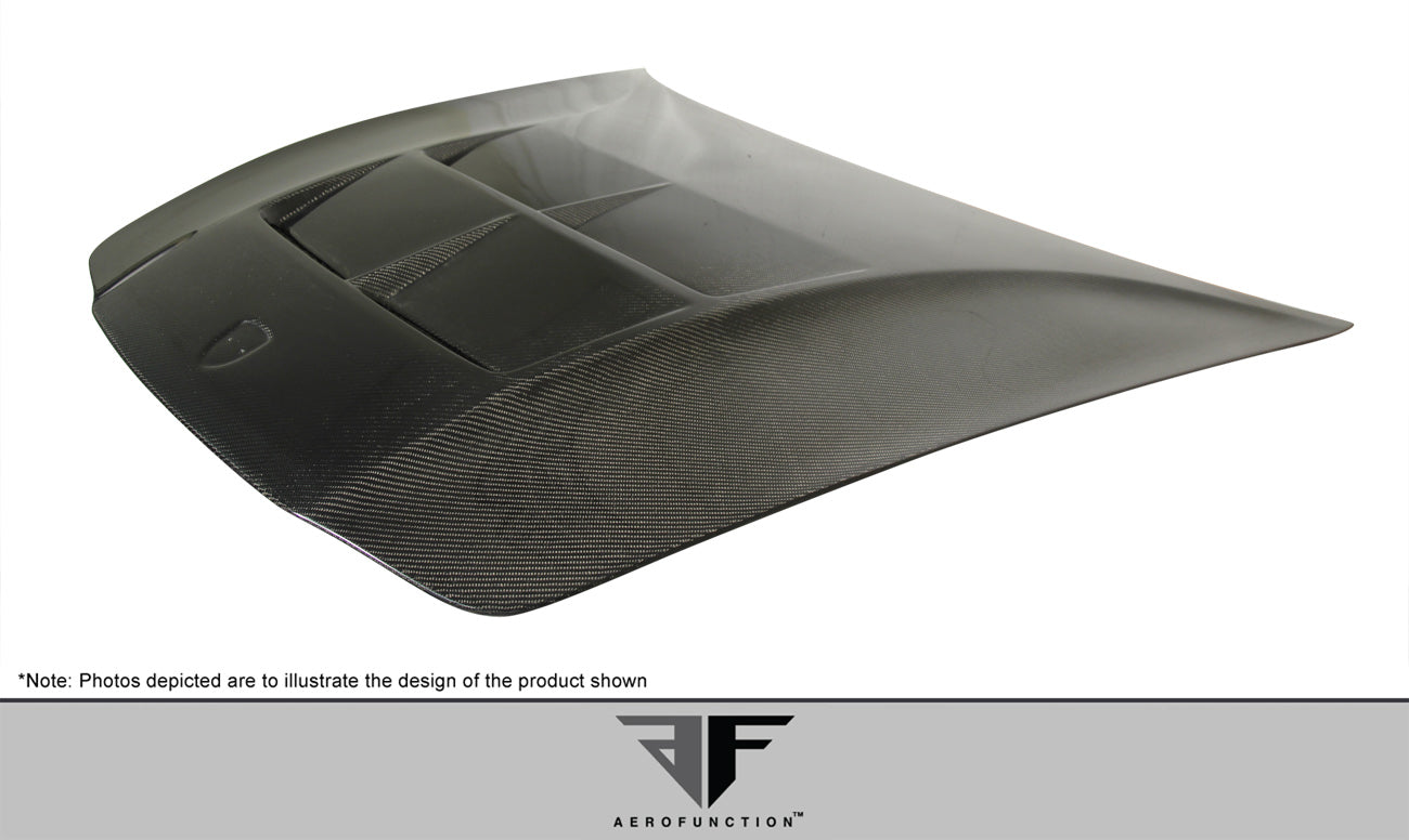 Aero Function AF-1 Carbon Hood Compatible With 2010-2015 Porsche Panamera - 1 Piece - 108391