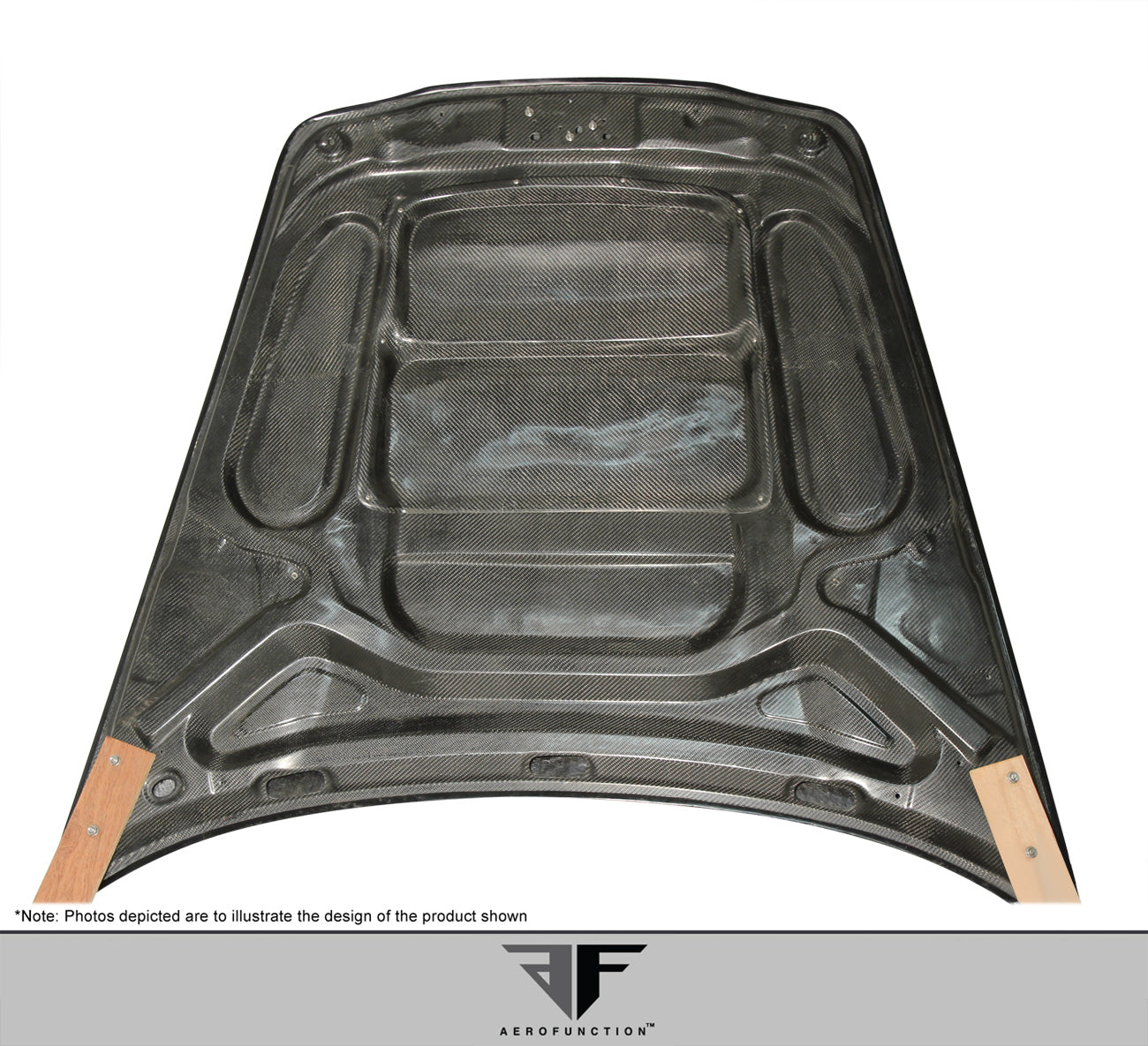 Aero Function AF-1 Carbon Hood Compatible With 2010-2015 Porsche Panamera - 1 Piece - 108391