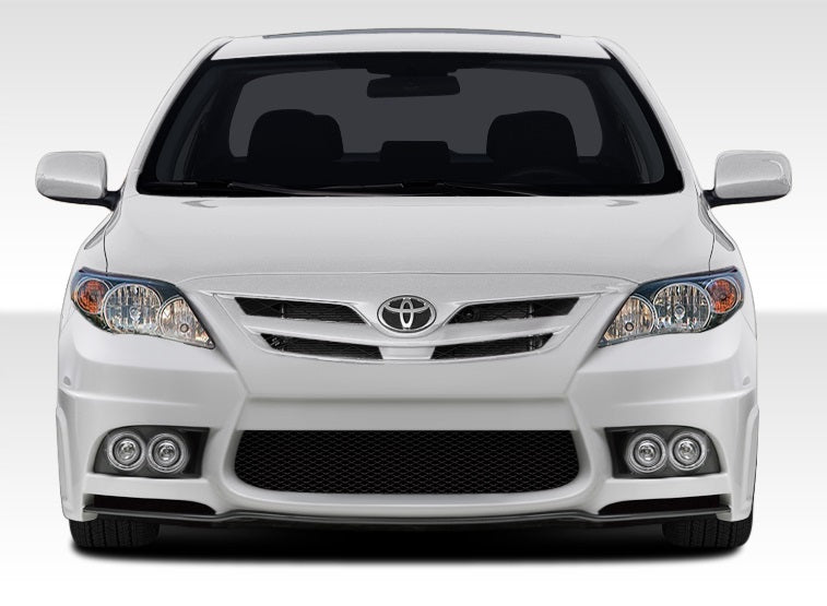 Extreme Dimensions Duraflex W-1 Front Bumper Cover Compatible With 2011-2013 Toyota Corolla - 1 Piece - 108398