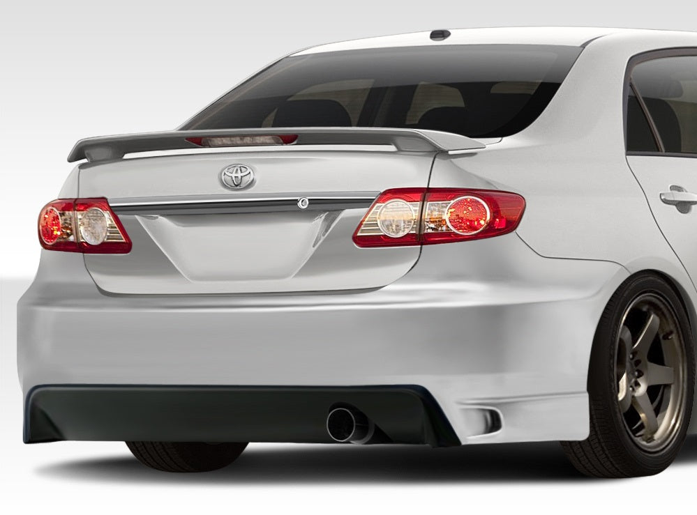 Extreme Dimensions Duraflex GT Concept Rear Bumper Cover Compatible With 2011-2013 Toyota Corolla - 1 Piece - 108404
