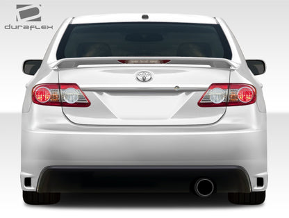 Extreme Dimensions Duraflex GT Concept Rear Bumper Cover Compatible With 2011-2013 Toyota Corolla - 1 Piece - 108404