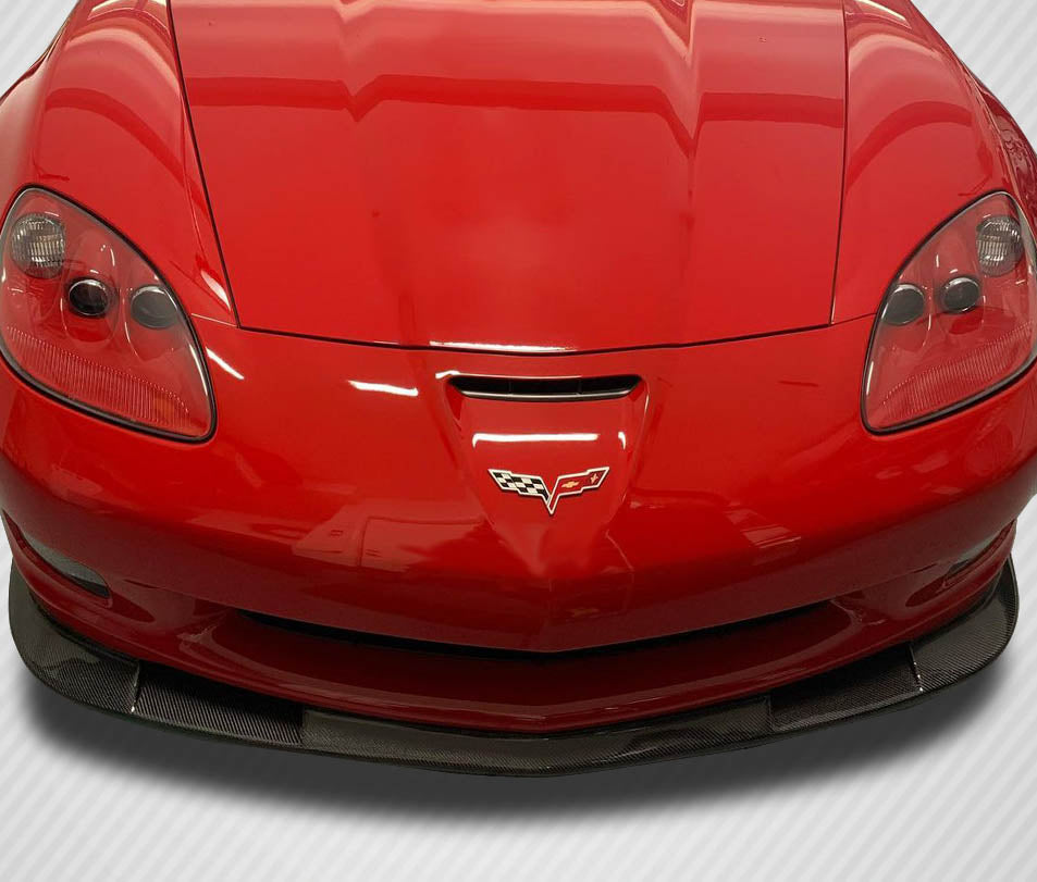 Carbon Creations GT500 Front Lip Spoiler Compatible With 2005-2013 Chevrolet Corvette - 1 Piece - 108407