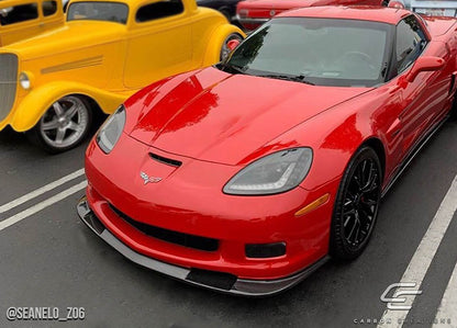 Carbon Creations GT500 Front Lip Spoiler Compatible With 2005-2013 Chevrolet Corvette - 1 Piece - 108407