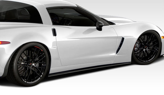 Extreme Dimensions Duraflex GT500 Side Skirts Compatible With 2005-2013 Chevrolet Corvette - 2 Piece - 108408