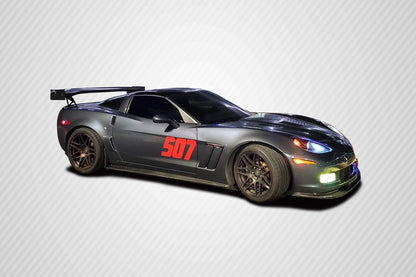 Carbon Creations GT500 Side Skirts Compatible With 2005-2013 Chevrolet Corvette - 2 Piece - 108409