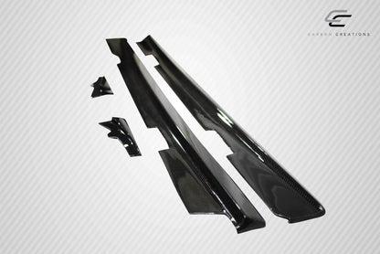 Carbon Creations GT500 Side Skirts Compatible With 2005-2013 Chevrolet Corvette - 2 Piece - 108409