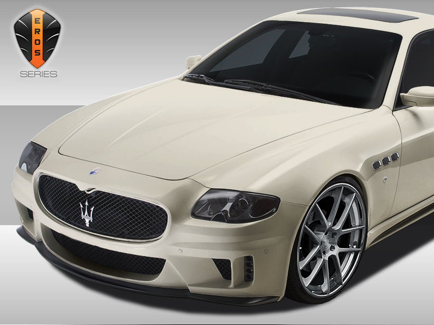 Extreme Dimensions Duraflex Eros Version 1 Front Bumper Cover Compatible With 2005-2008 Maserati Quattroporte - 1 Piece - 108432