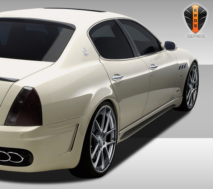Extreme Dimensions Duraflex Eros Version 1 Side Skirts Compatible With 2005-2008 Maserati Quattroporte - 2 Piece - 108433