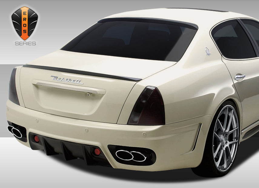 Extreme Dimensions Duraflex Eros Version 1 Rear Bumper Cover Compatible With 2005-2008 Maserati Quattroporte - 1 Piece - 108434