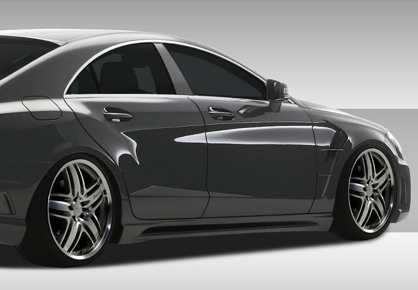 Extreme Dimensions Duraflex Eros Version 1 Side Skirts Compatible With 2012-2015 Mercedes CLS W218 - 2 Piece - 108438