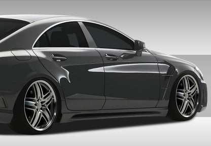 Extreme Dimensions Duraflex Eros Version 1 Side Skirts Compatible With 2012-2015 Mercedes CLS W218 - 2 Piece - 108438