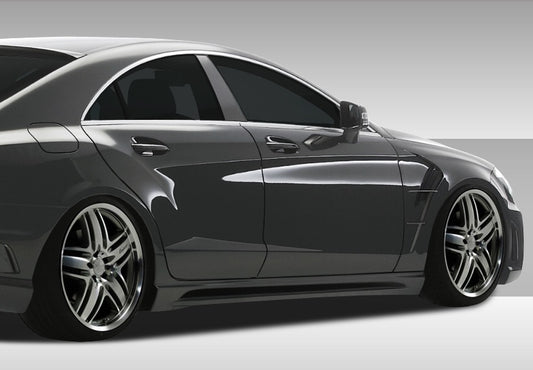 Extreme Dimensions Duraflex Eros Version 1 Side Skirts Compatible With 2012-2015 Mercedes CLS W218 - 2 Piece - 108438