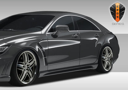 Extreme Dimensions Duraflex Eros Version 1 Side Skirts Compatible With 2012-2015 Mercedes CLS W218 - 2 Piece - 108438
