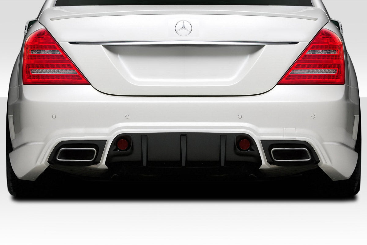 Extreme Dimensions Duraflex Eros Version 2 Rear Bumper Cover Compatible with 2010-2013 Mercedes S Class W221- 1 Piece - 108443