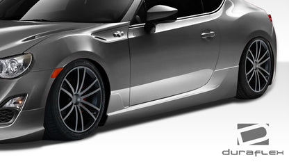 Extreme Dimensions Duraflex X-5 Side Skirts Compatible With 2013-2020 FRS 86 BRZ - 2 Piece - 108490