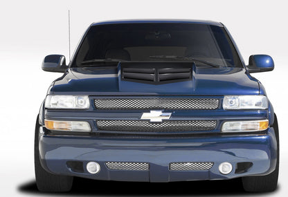 Extreme Dimensions Duraflex ZL1 Look Hood Compatible With 1999-02 Chevrolet Silverado 00-2006 Tahoe Suburban - 1 Piece - 108494