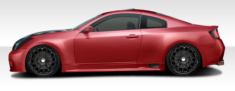Extreme Dimensions Duraflex GT500 Wide Body Side Skirts Compatible With 2003-2007 Infiniti G Coupe - 2 Piece - 108501