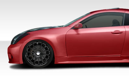 Extreme Dimensions Duraflex GT500 Wide Body Front Fenders Compatible With 2003-2007 Infiniti G Coupe - 2 Piece - 108502