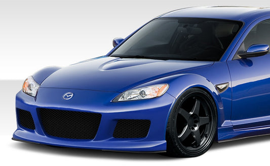 Extreme Dimensions Duraflex M-1 Speed Front Bumper Cover Compatible With 2009-2011 Mazda RX8 - 1 Piece - 108512