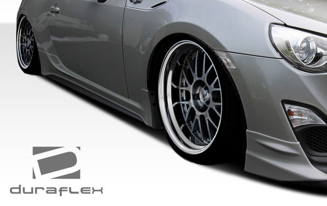 Extreme Dimensions Duraflex TD3000 Side Skirts Compatible With 2013-2020 FRS 86 BRZ - 2 Piece - 108515