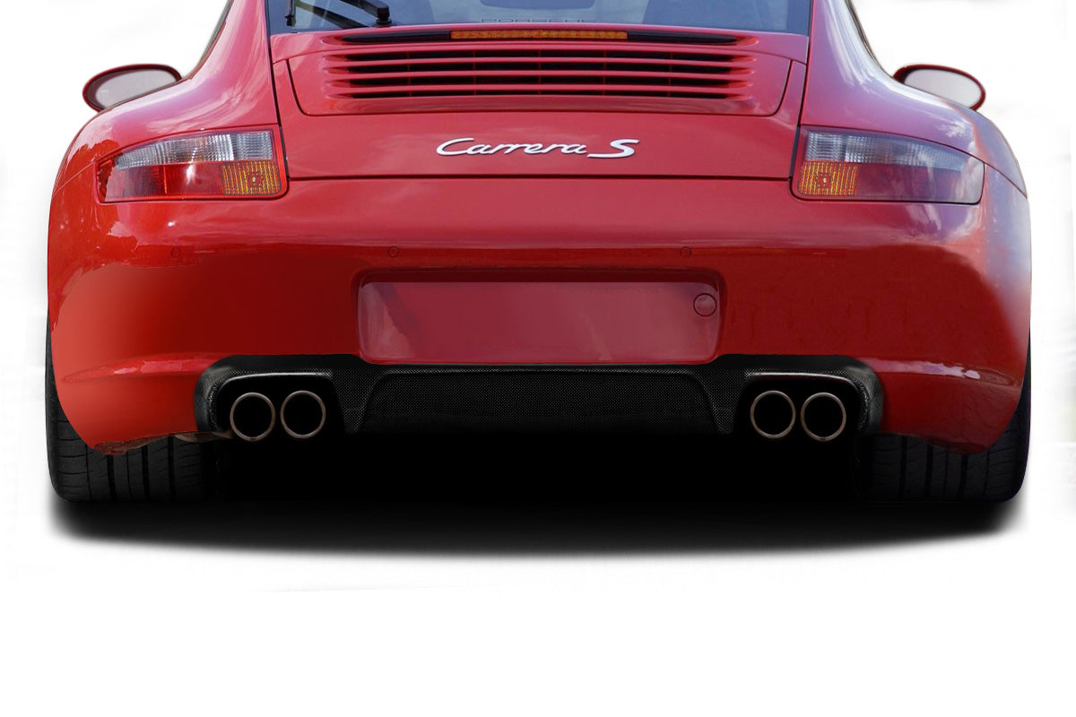 Aero Function AF-1 Rear Lip Add On Spoiler Compatible With 2005-2008 Porsche 997 - 1 Piece - 108521