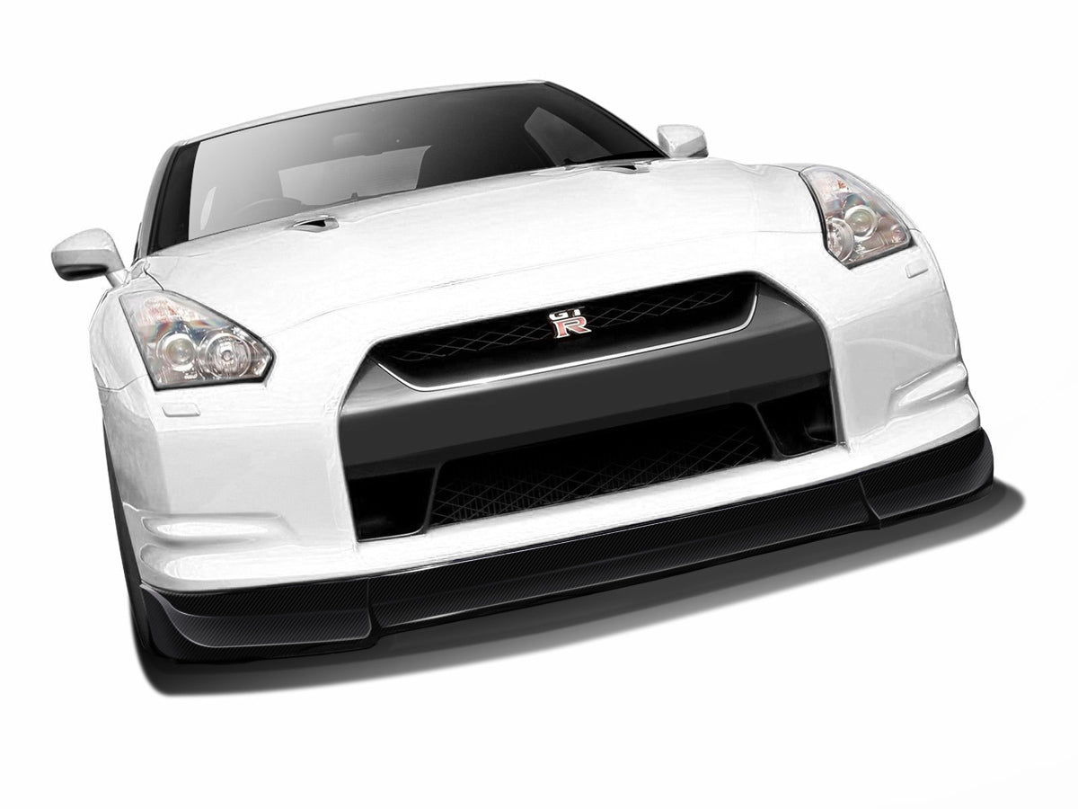 Aero Function AF-2 Front Lip Spoiler Compatible With 2009-2011 Nissan GTR - 1 Piece - 108539