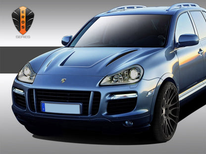 Extreme Dimensions Duraflex Eros Version 2 Hood Compatible With 2003-2010 Porsche Cayenne - 1 Piece - 108583